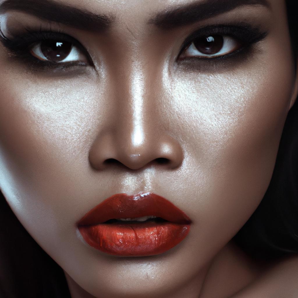 Raw portrait before retouching with single softbox light